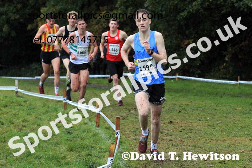 Junior Mens 2023 National Cross Country Relays, Berry Hill Park, Mansfield.  Photo: David T. Hewitson/Sports for All Pics